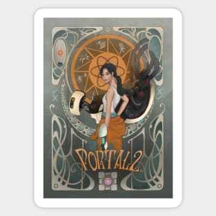 Portal art nouveau Sticker